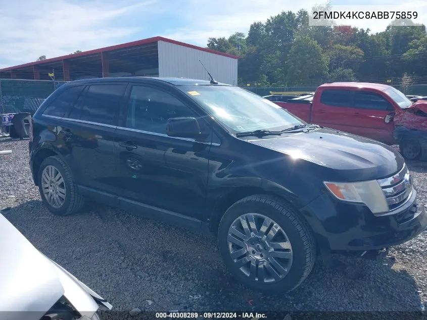 2010 Ford Edge Limited VIN: 2FMDK4KC8ABB75859 Lot: 40308289