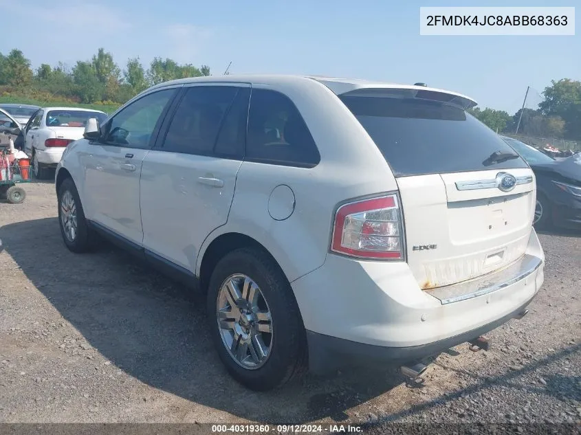 2010 Ford Edge Sel VIN: 2FMDK4JC8ABB68363 Lot: 40319360