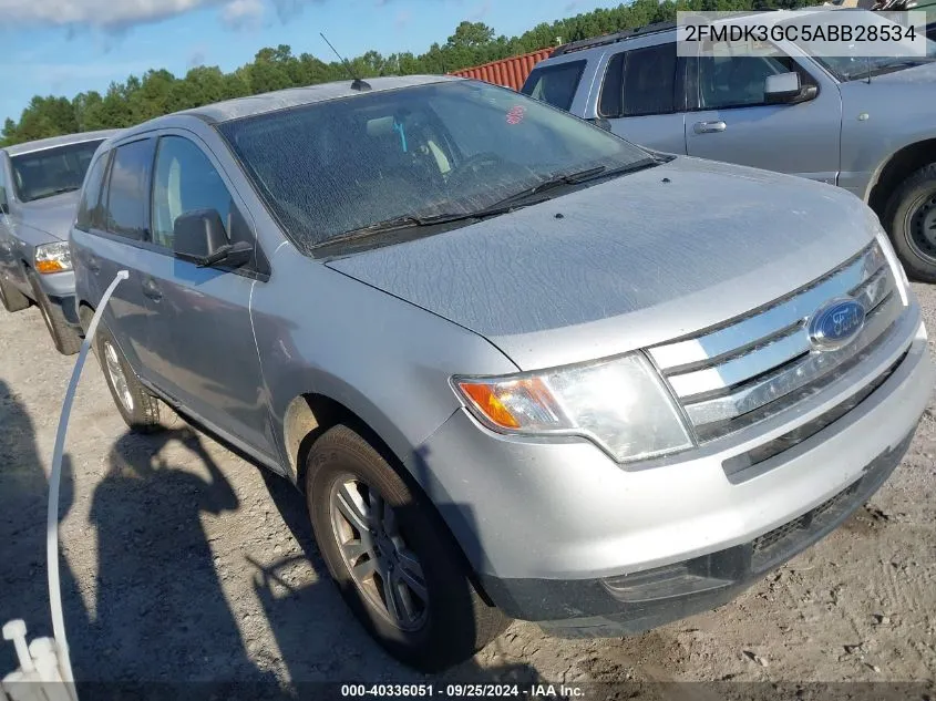 2010 Ford Edge Se VIN: 2FMDK3GC5ABB28534 Lot: 40336051