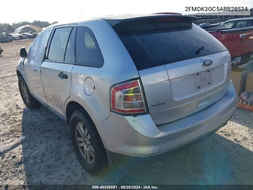 2010 Ford Edge Se VIN: 2FMDK3GC5ABB28534 Lot: 40336051