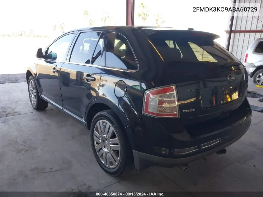 2010 Ford Edge Limited VIN: 2FMDK3KC9ABA60729 Lot: 40350874