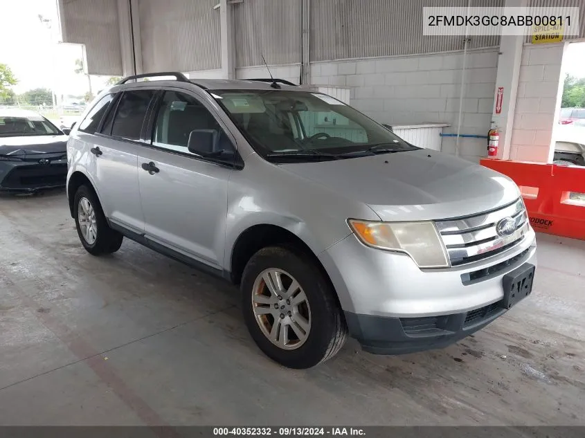 2FMDK3GC8ABB00811 2010 Ford Edge Se