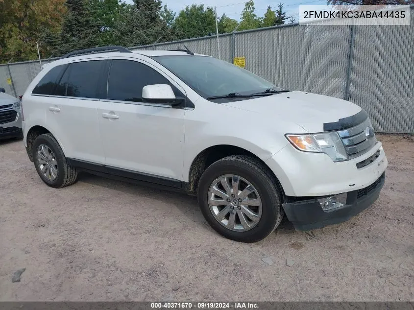 2010 Ford Edge Limited VIN: 2FMDK4KC3ABA44435 Lot: 40371670