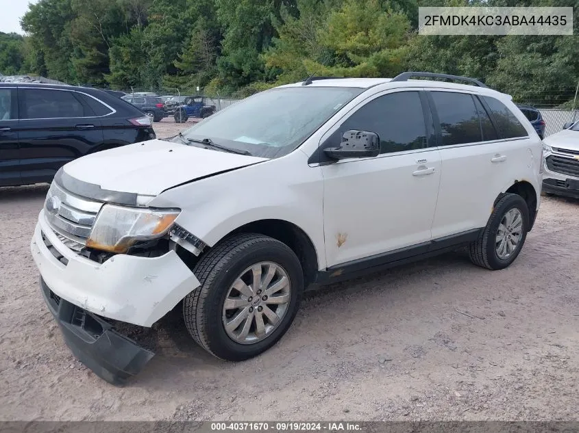 2010 Ford Edge Limited VIN: 2FMDK4KC3ABA44435 Lot: 40371670