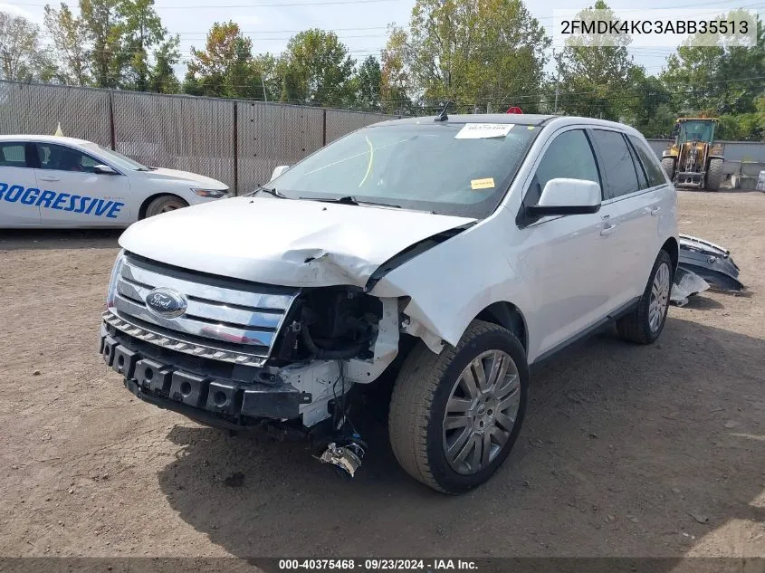 2010 Ford Edge Limited VIN: 2FMDK4KC3ABB35513 Lot: 40375468