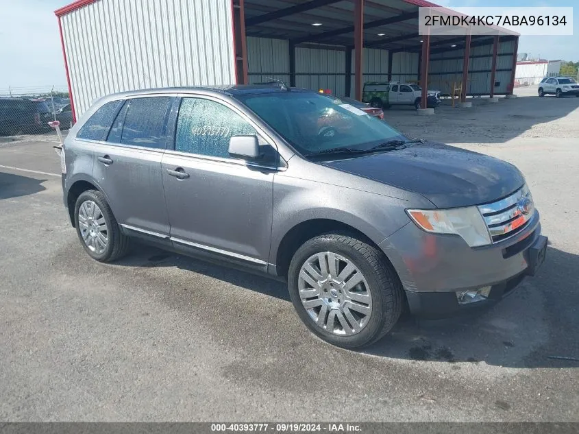 2010 Ford Edge Limited VIN: 2FMDK4KC7ABA96134 Lot: 40393777