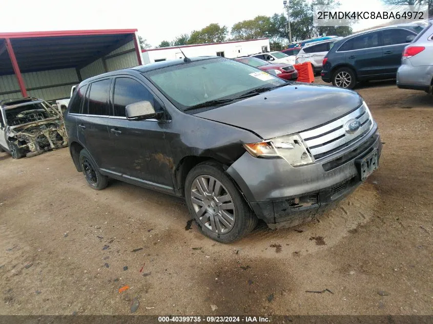 2010 Ford Edge Limited VIN: 2FMDK4KC8ABA64972 Lot: 40399735