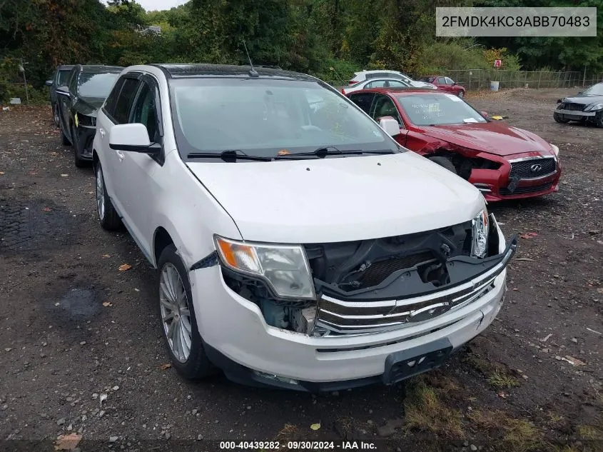 2010 Ford Edge Limited VIN: 2FMDK4KC8ABB70483 Lot: 40439282