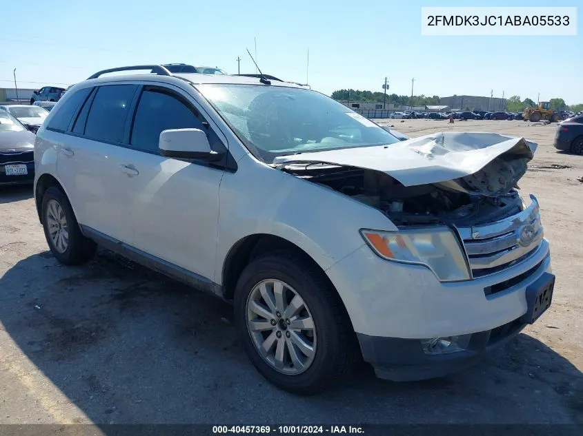 2010 Ford Edge Sel VIN: 2FMDK3JC1ABA05533 Lot: 40457369