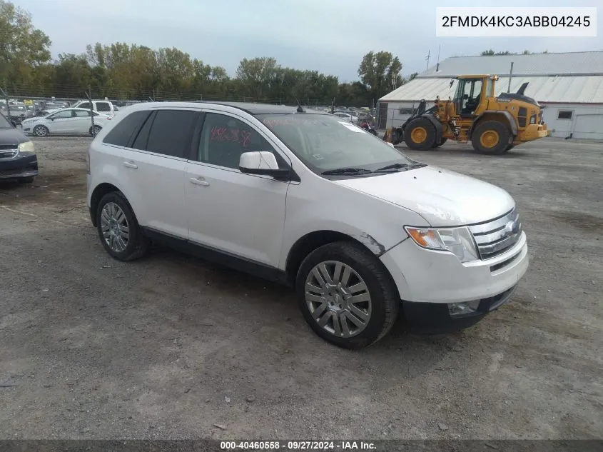 2010 Ford Edge Limited VIN: 2FMDK4KC3ABB04245 Lot: 40460558