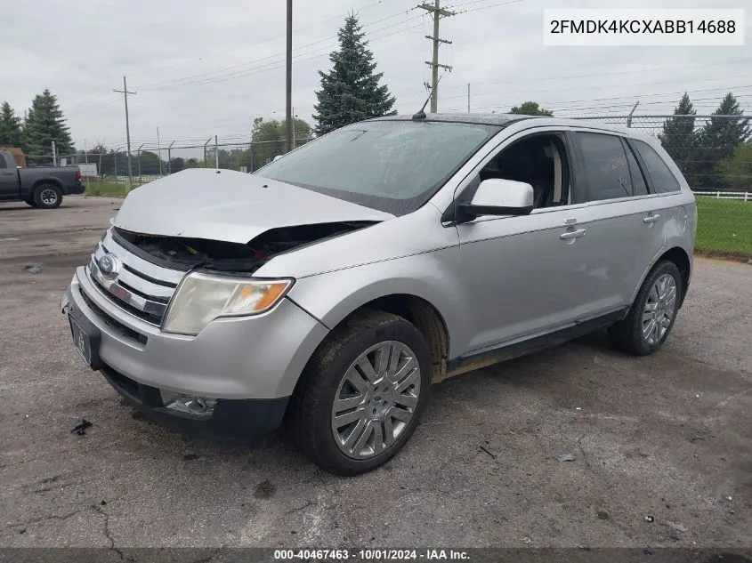 2010 Ford Edge Limited VIN: 2FMDK4KCXABB14688 Lot: 40467463