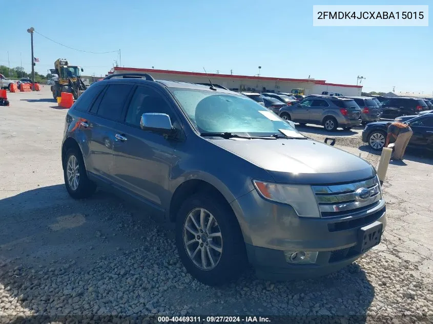 2010 Ford Edge Sel VIN: 2FMDK4JCXABA15015 Lot: 40469311