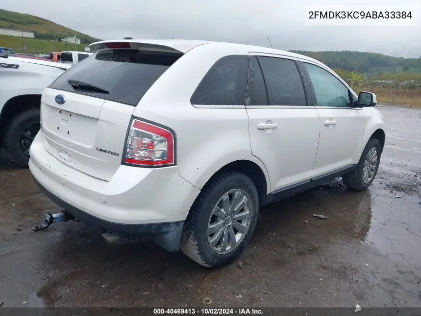 2010 Ford Edge Limited VIN: 2FMDK3KC9ABA33384 Lot: 40469413