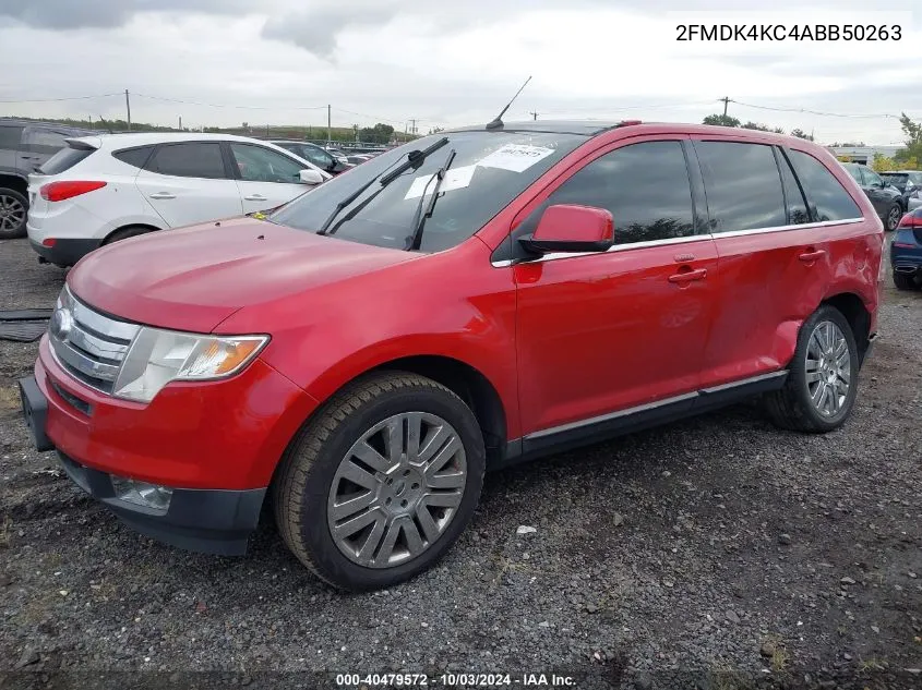 2010 Ford Edge Limited VIN: 2FMDK4KC4ABB50263 Lot: 40479572