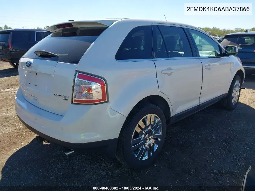 2010 Ford Edge Limited VIN: 2FMDK4KC6ABA37866 Lot: 40480302