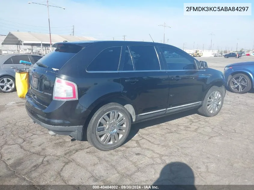 2010 Ford Edge Limited VIN: 2FMDK3KC5ABA84297 Lot: 40484002