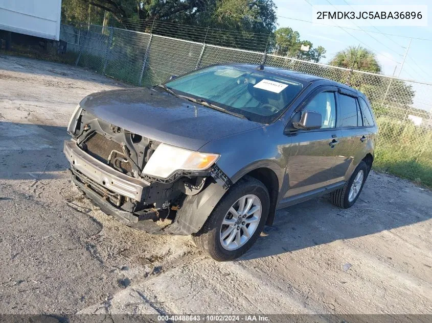 2010 Ford Edge Sel VIN: 2FMDK3JC5ABA36896 Lot: 40488643