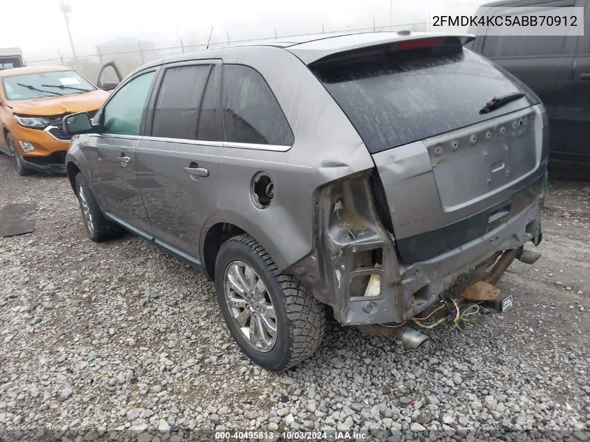 2010 Ford Edge Limited VIN: 2FMDK4KC5ABB70912 Lot: 40495813