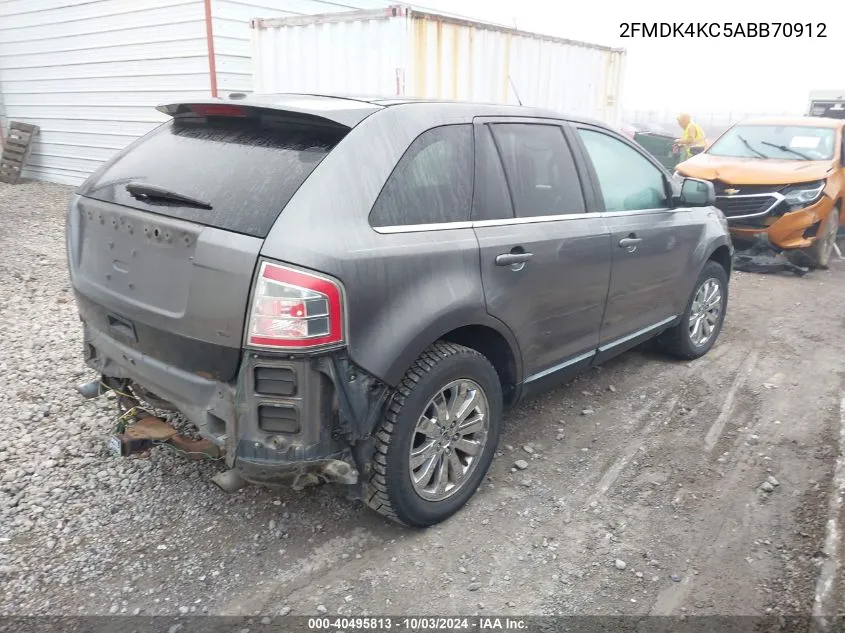 2010 Ford Edge Limited VIN: 2FMDK4KC5ABB70912 Lot: 40495813