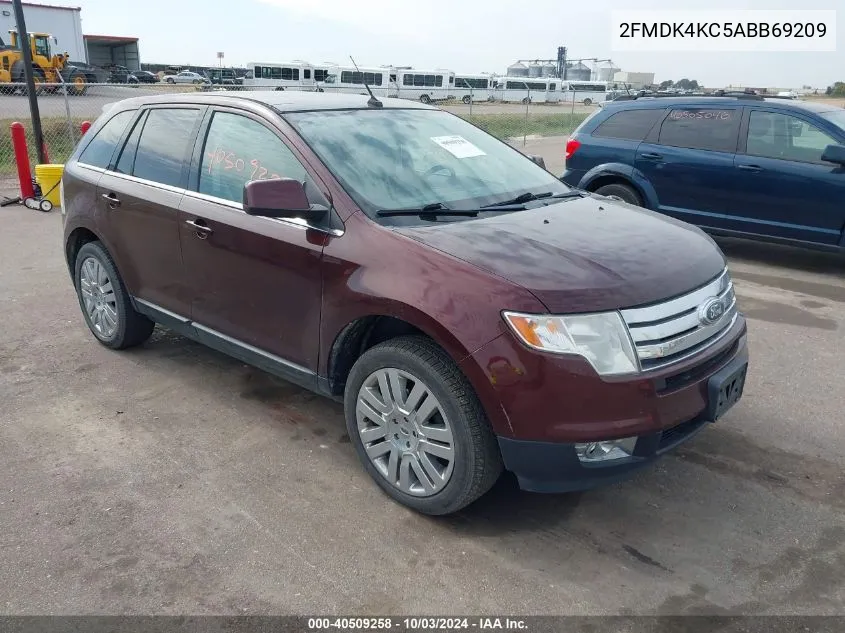 2010 Ford Edge Limited VIN: 2FMDK4KC5ABB69209 Lot: 40509258