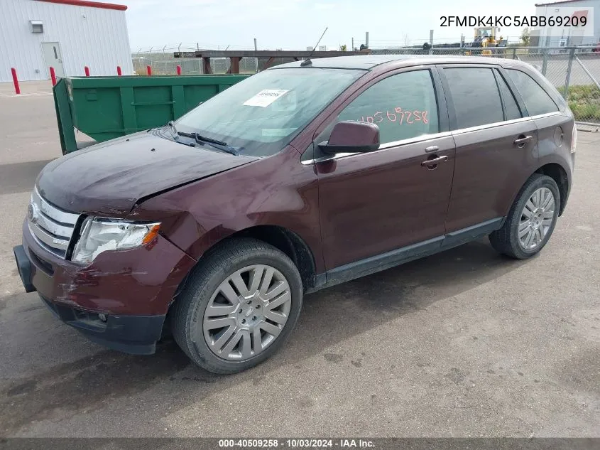 2010 Ford Edge Limited VIN: 2FMDK4KC5ABB69209 Lot: 40509258