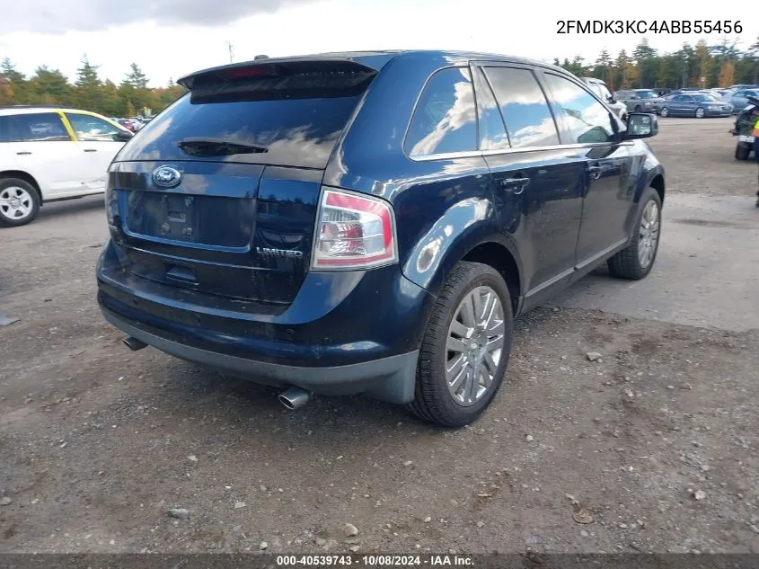 2010 Ford Edge Limited VIN: 2FMDK3KC4ABB55456 Lot: 40539743