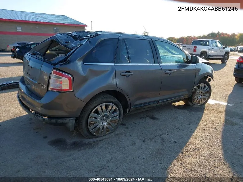 2010 Ford Edge Limited VIN: 2FMDK4KC4ABB61246 Lot: 40543091