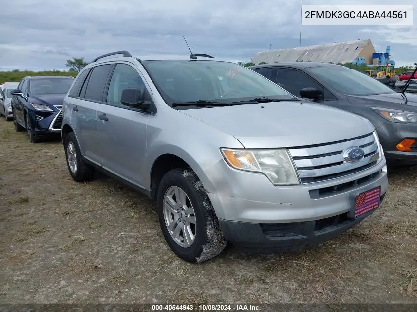 2010 Ford Edge Se VIN: 2FMDK3GC4ABA44561 Lot: 40544943