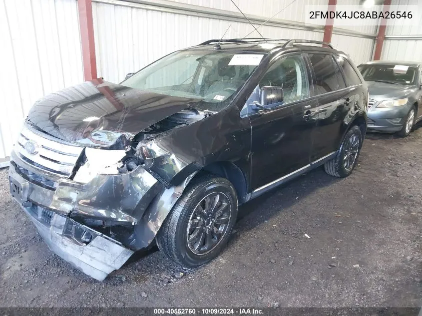 2010 Ford Edge Sel VIN: 2FMDK4JC8ABA26546 Lot: 40552760