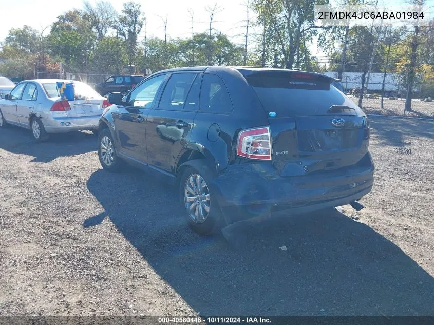 2010 Ford Edge Sel VIN: 2FMDK4JC6ABA01984 Lot: 40580448