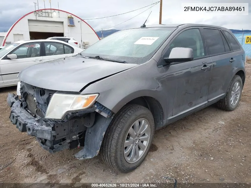 2FMDK4JC7ABA89461 2010 Ford Edge Sel