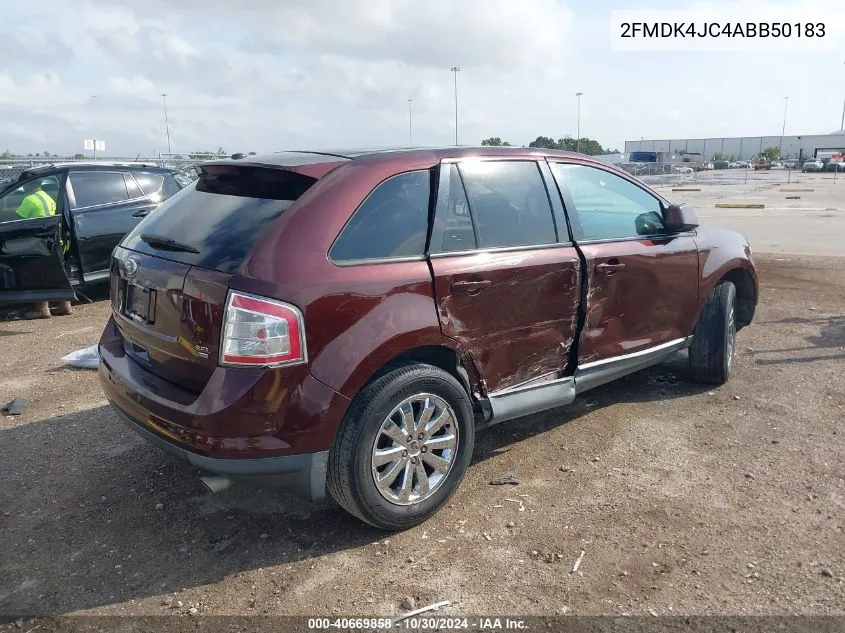 2FMDK4JC4ABB50183 2010 Ford Edge Sel