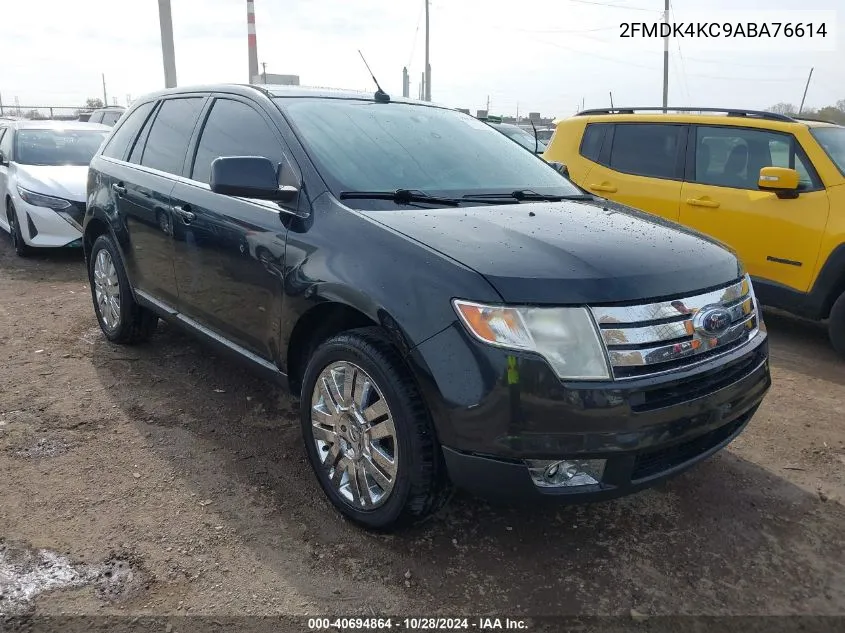 2010 Ford Edge Limited VIN: 2FMDK4KC9ABA76614 Lot: 40694864