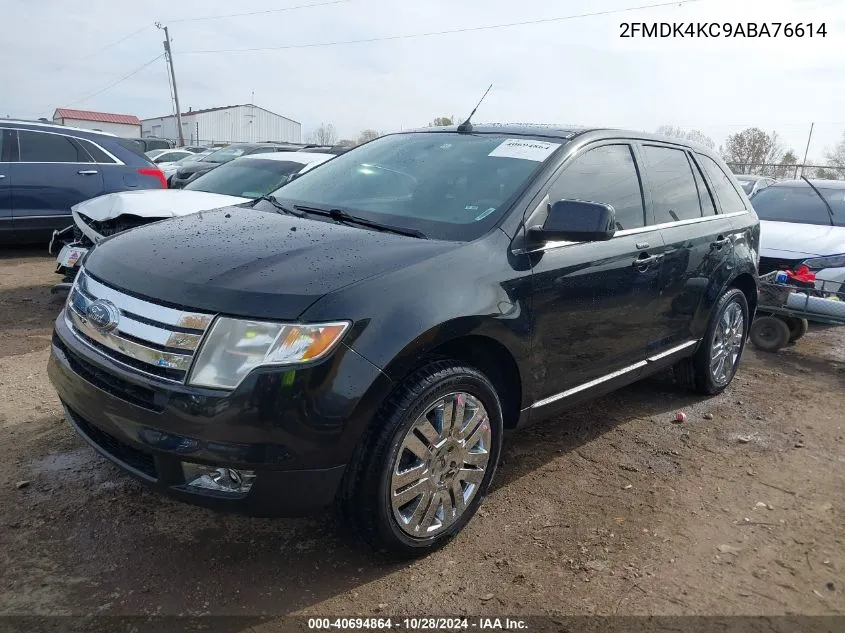 2010 Ford Edge Limited VIN: 2FMDK4KC9ABA76614 Lot: 40694864