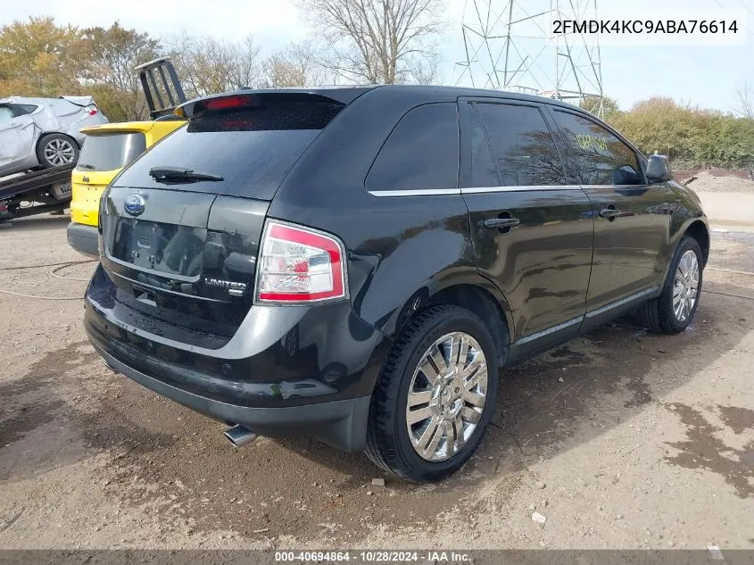 2010 Ford Edge Limited VIN: 2FMDK4KC9ABA76614 Lot: 40694864