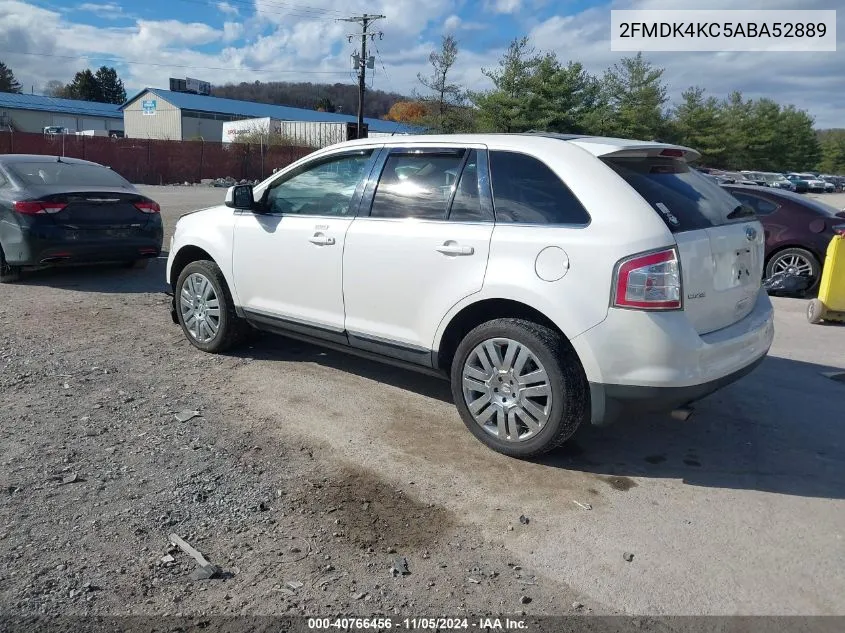 2010 Ford Edge Limited VIN: 2FMDK4KC5ABA52889 Lot: 40766456