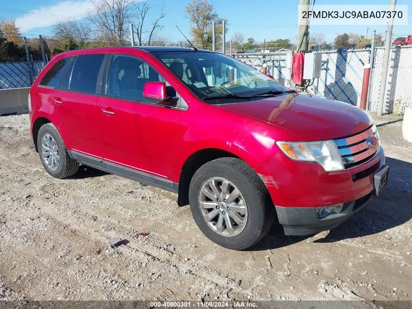 2010 Ford Edge Sel VIN: 2FMDK3JC9ABA07370 Lot: 40800301