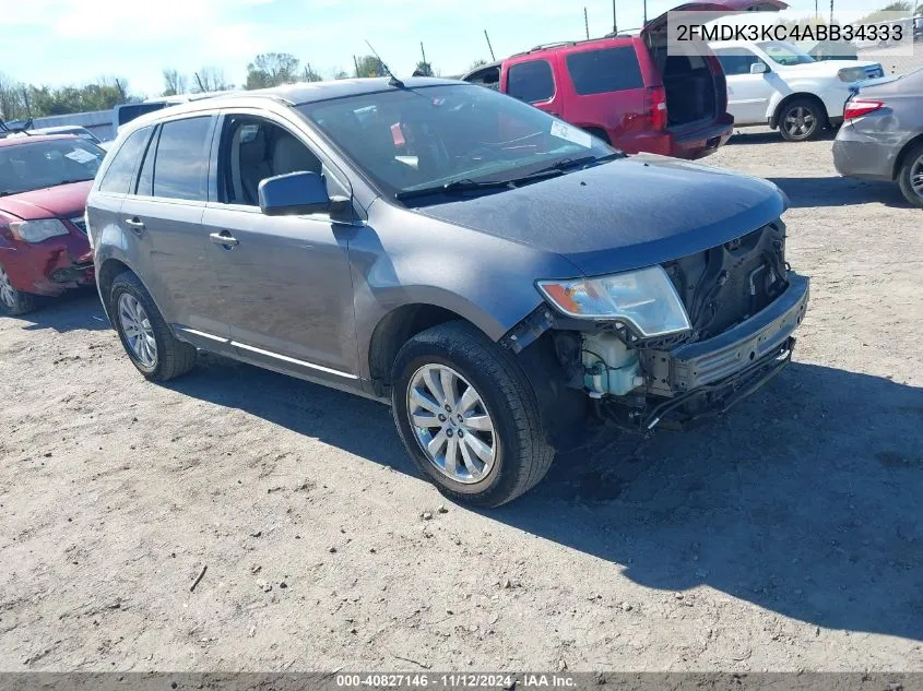 2010 Ford Edge Limited VIN: 2FMDK3KC4ABB34333 Lot: 40827146