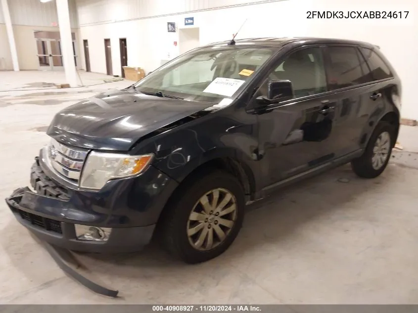 2010 Ford Edge Sel VIN: 2FMDK3JCXABB24617 Lot: 40908927