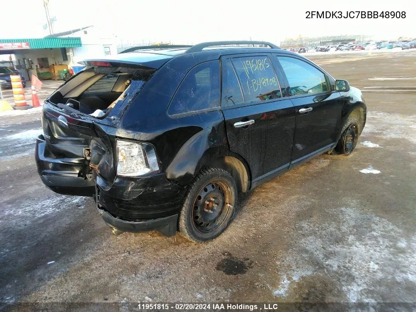 2011 Ford Edge Sel VIN: 2FMDK3JC7BBB48908 Lot: 11951815