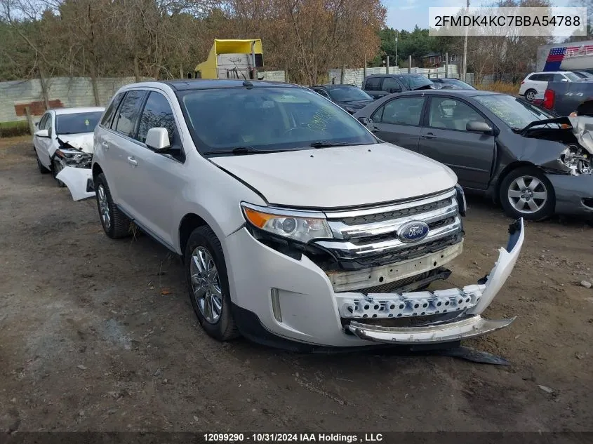 2011 Ford Edge VIN: 2FMDK4KC7BBA54788 Lot: 12099290