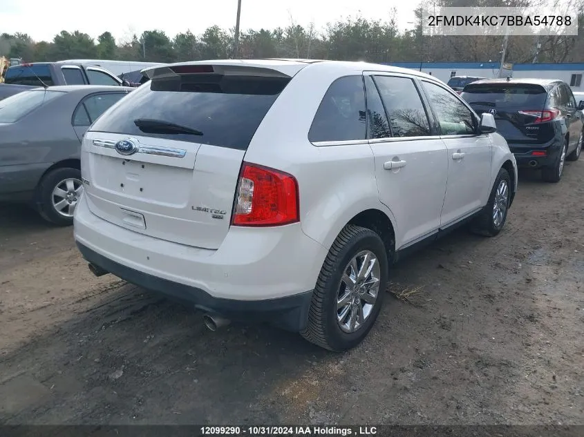 2011 Ford Edge VIN: 2FMDK4KC7BBA54788 Lot: 12099290