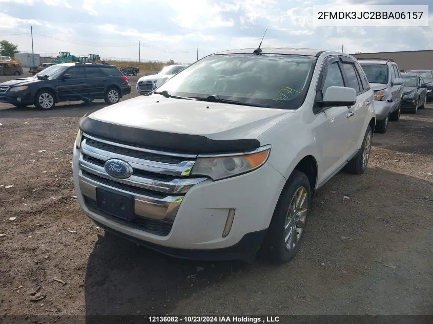 2011 Ford Edge Sel VIN: 2FMDK3JC2BBA06157 Lot: 12136082