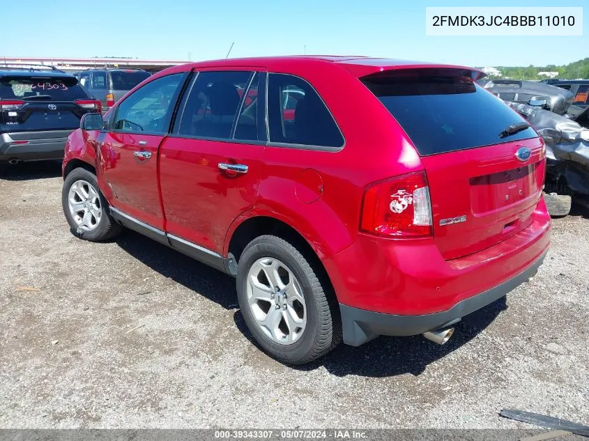 2FMDK3JC4BBB11010 2011 Ford Edge Sel