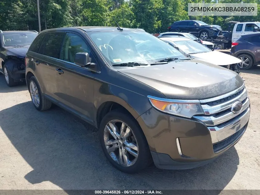 2011 Ford Edge Limited VIN: 2FMDK4KC3BBA08259 Lot: 39645826