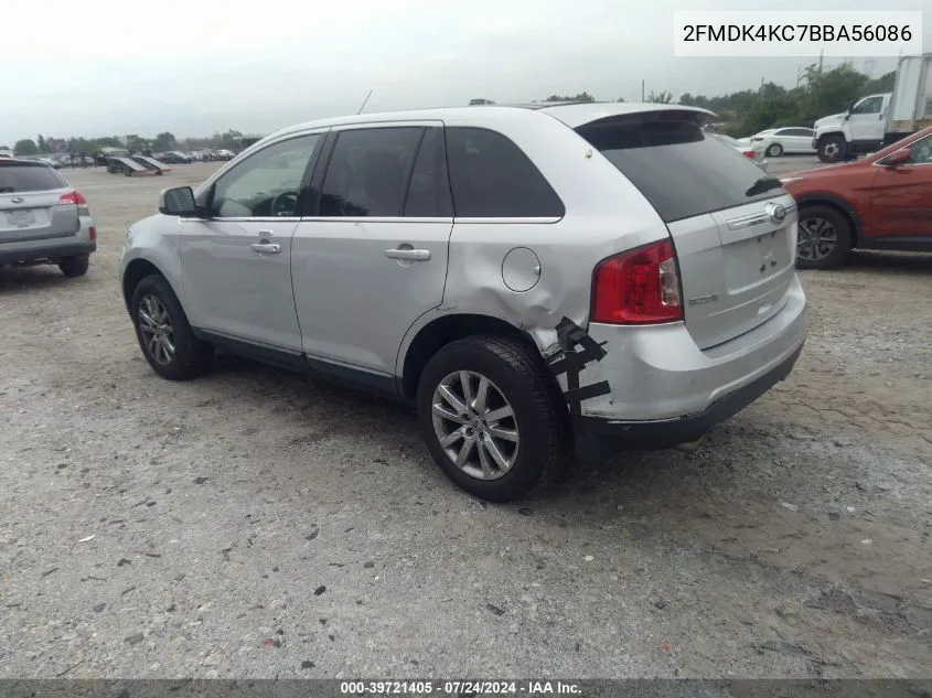 2FMDK4KC7BBA56086 2011 Ford Edge Limited