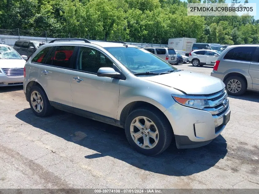 2011 Ford Edge Sel VIN: 2FMDK4JC9BBB33705 Lot: 39774108