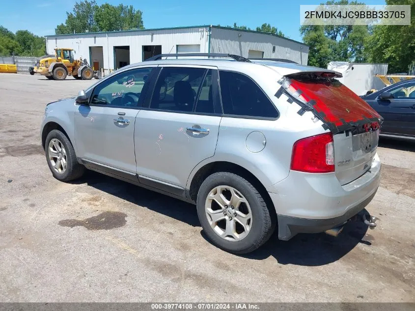 2011 Ford Edge Sel VIN: 2FMDK4JC9BBB33705 Lot: 39774108