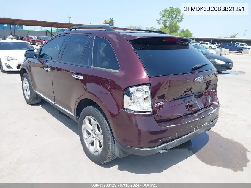 2FMDK3JC0BBB21291 2011 Ford Edge Sel