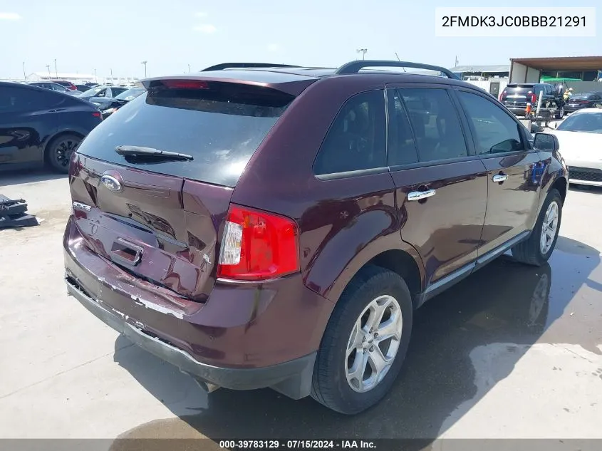 2FMDK3JC0BBB21291 2011 Ford Edge Sel